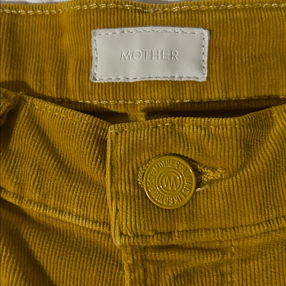 MOTHER Hopscotch Corduroy Ankle Pants Sz:28 - Picture 5 of 10